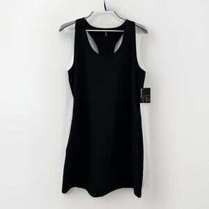Backcountry Black On the Go Athletic Dress size S Women's Racerback Zip Pockets